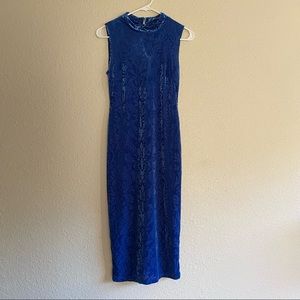 Vintage velvet dress